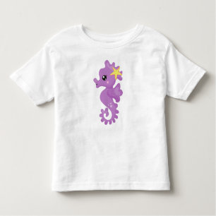 Camiseta Cavalo-da-costa, cavalo-do-mato-roxo, Starfish, Co