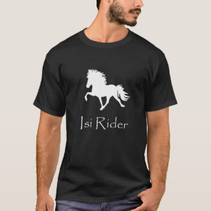 Camiseta Cavalo da Islândia Leve É Isi Dizendo Tölt Reiten