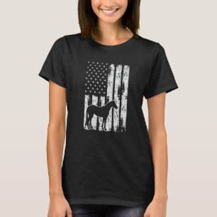 Camiseta Cavalo da Liberdade Cavalo Patriótico Cavalo da Ba