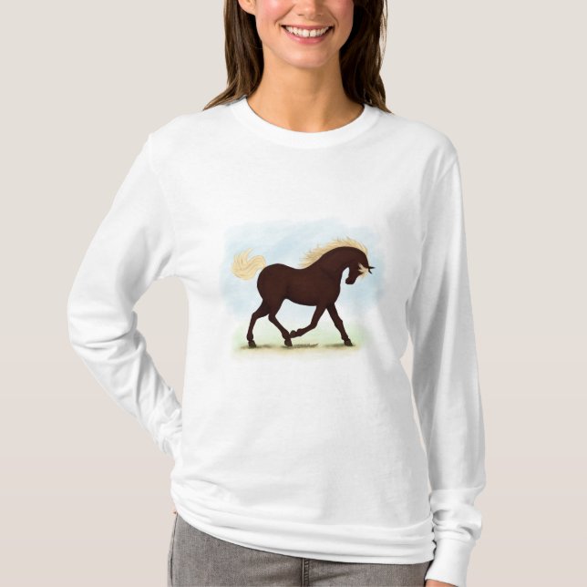 Camiseta Cavalo da Montanha Rochosa (Frente)