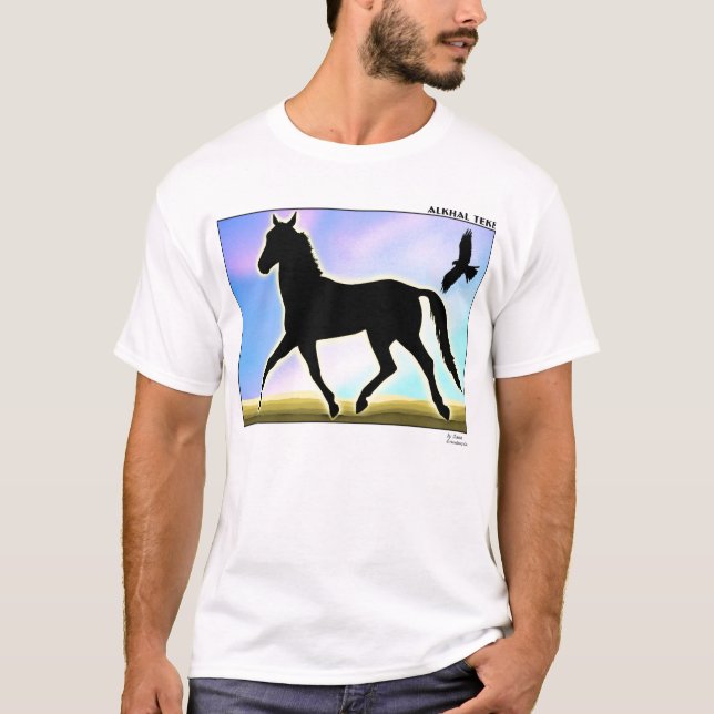 Camiseta Cavalo de Alkhal Teke (Frente)