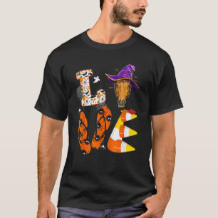 Camiseta Cavalo de Amor de Halloween Chapéu de Bruxa Equest