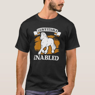 Camiseta Cavalo de Arrasto Escocês Clydesd para Cavaleiro