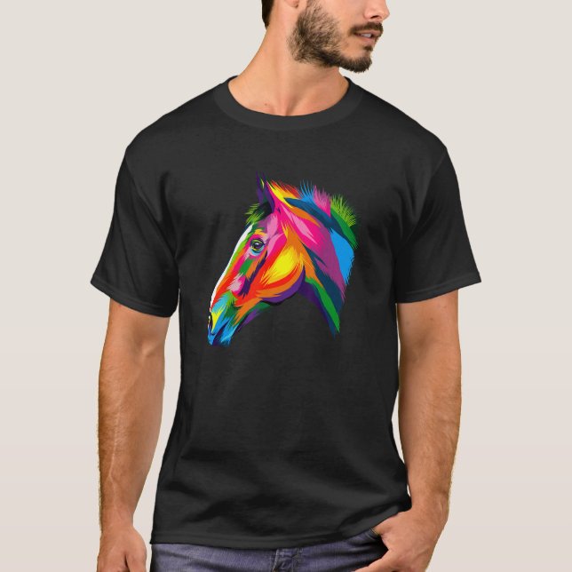Camiseta Cavalo-de-bico-bico Proprietário de Animais de Com (Frente)
