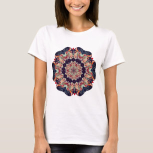 Camiseta Cavalo de Carrossel Arte Abstrata