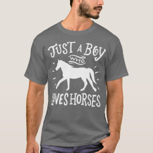 Camiseta Cavalo de Cavalo Andando Cavalo Ridículo 1