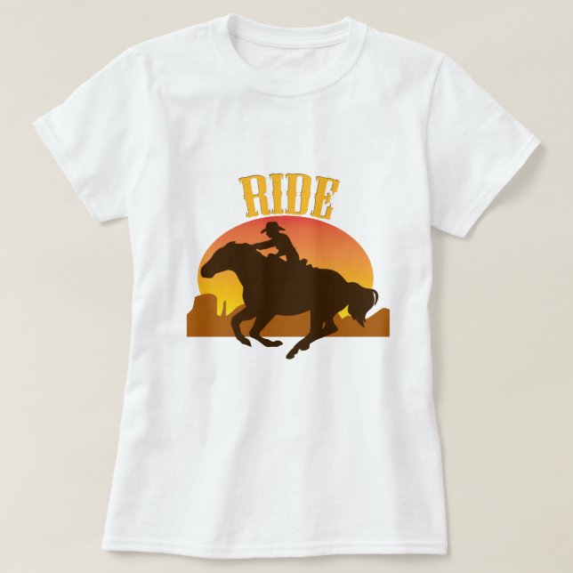 Camiseta Cavalo de Corrida (Frente do Design)