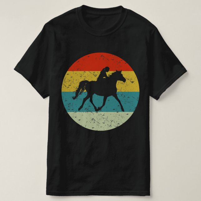 Camiseta cavalo de corrida (Frente do Design)
