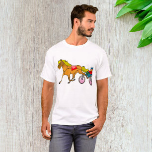 Camiseta Cavalo de Corrida de Harness e Motorista