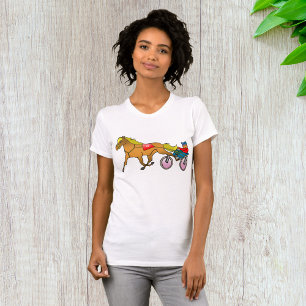 Camiseta Cavalo de Corrida de Trott e Condutor