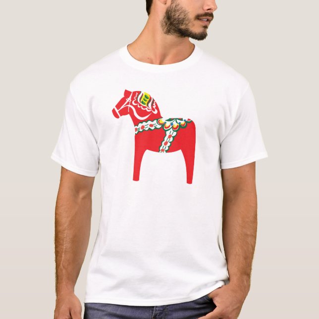 Camiseta Cavalo de Dalahäst | Dala (Frente)