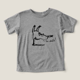 Camiseta Cavalo De Desenho Animado Engraçado Pônei Ta Dah!