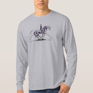 Camiseta Cavalo de Dressage em Trot Piaffe