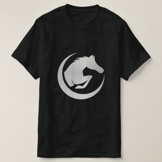 Camiseta Cavalo de Ferro Metálico (Frente do Design)