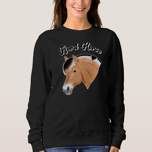 Camiseta Cavalo De Fjoro Norueguês Para Cavalos De Cavalo N (Frente)