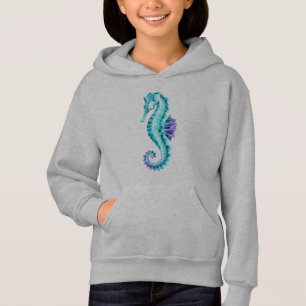 Camiseta Cavalo de Gelo Cristal em Fundo Azul