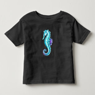 Camiseta Cavalo de Gelo Cristal em Fundo Azul