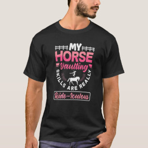 Camiseta Cavalo de Ginástica Equestre Ginástica a Cavalo