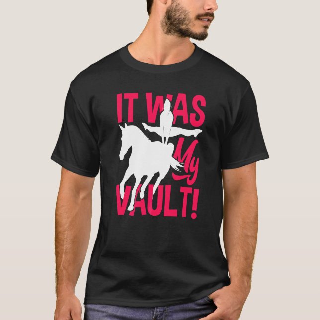 Camiseta Cavalo de Ginástica Equestre Ginástica Equestre em (Frente)