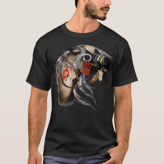 Camiseta Cavalo de Guerra Longa Folga