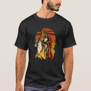 Camiseta Cavalo de Lutador Templário Antigo