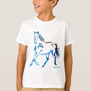 Camiseta Cavalo de muitas cores