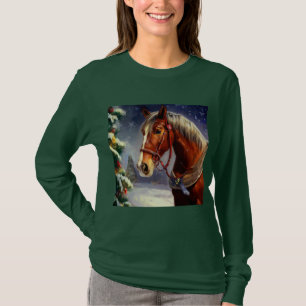 Camiseta Cavalo de Natal 1