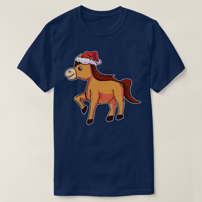 Camiseta Cavalo de Natal 1 (Frente do Design)