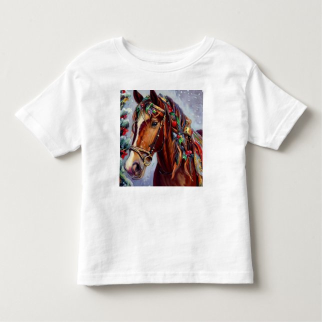Camiseta Cavalo de Natal 2 (Frente)