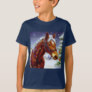 Camiseta Cavalo de Natal 3