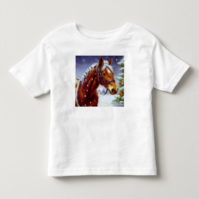Camiseta Cavalo de Natal 3 (Frente)