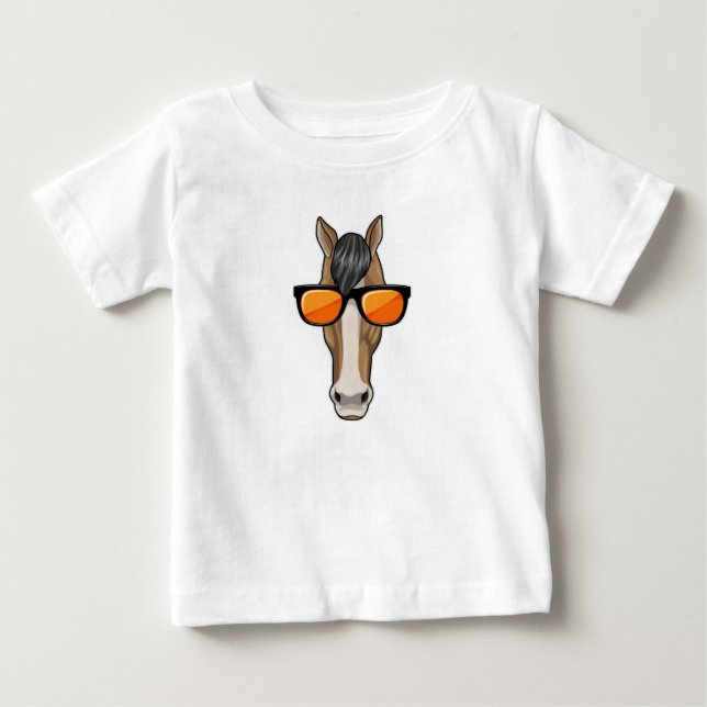 Camiseta Cavalo de Óculos de Sol (Frente)