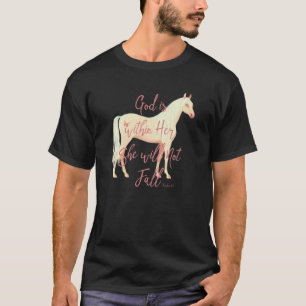Camiseta Cavalo De Palomino Bonito Inspirador Para Meninas