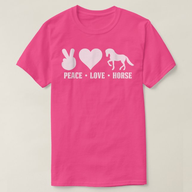 Camiseta Cavalo de Paz e Amor (Frente do Design)