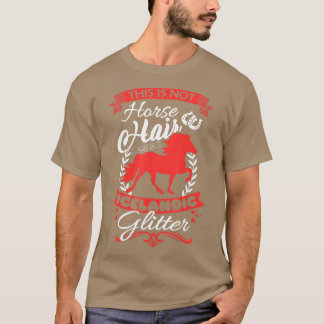 Camiseta Cavalo de Pony Islandês Dizendo Meninas Engraçadas