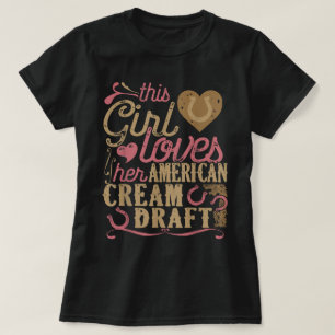 Camiseta Cavalo de Presente Draft Cream Americano