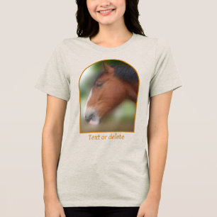 Camiseta Cavalo de Raça Shire Personalizado e Bonito