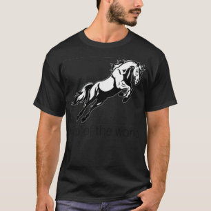 Camiseta Cavalo de rancho de logotipo equino