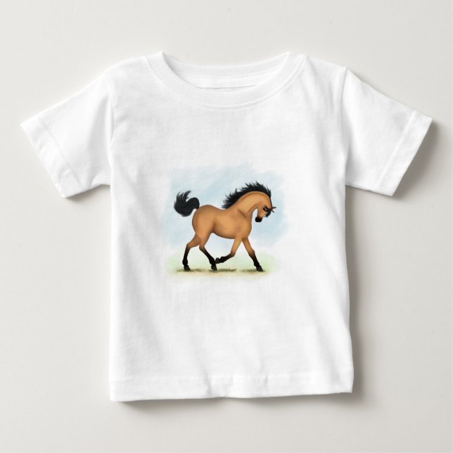 Camiseta Cavalo de Trote Cavalo Equestre (Frente)