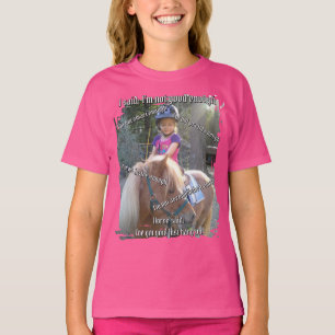 Camiseta Cavalo diz que sou o suficiente