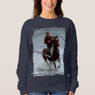 Camiseta Cavalo diz que sou o suficiente