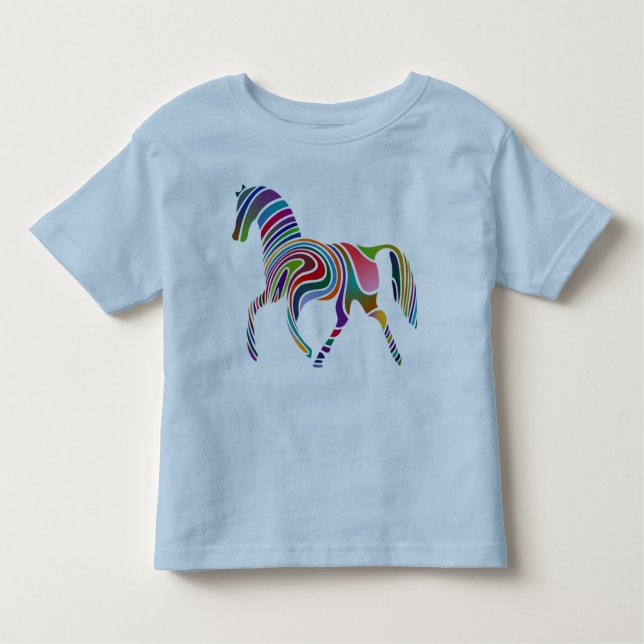 Camiseta Cavalo do arco-íris (Frente)
