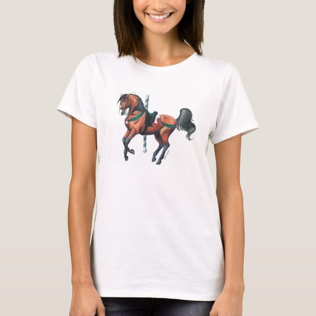 Camiseta cavalo do carrossel (Frente)