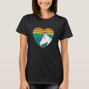 Camiseta Cavalo do Cavalo Gráfico do Coração sobrevoando Ca