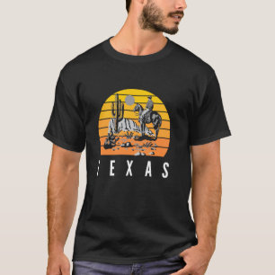 Camiseta Cavalo do Deserto do Texas Orgulho Texano Texas