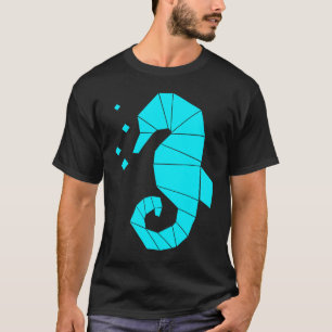 Camiseta Cavalo-do-mar Poligão Aquático Peixe-Hippocamp