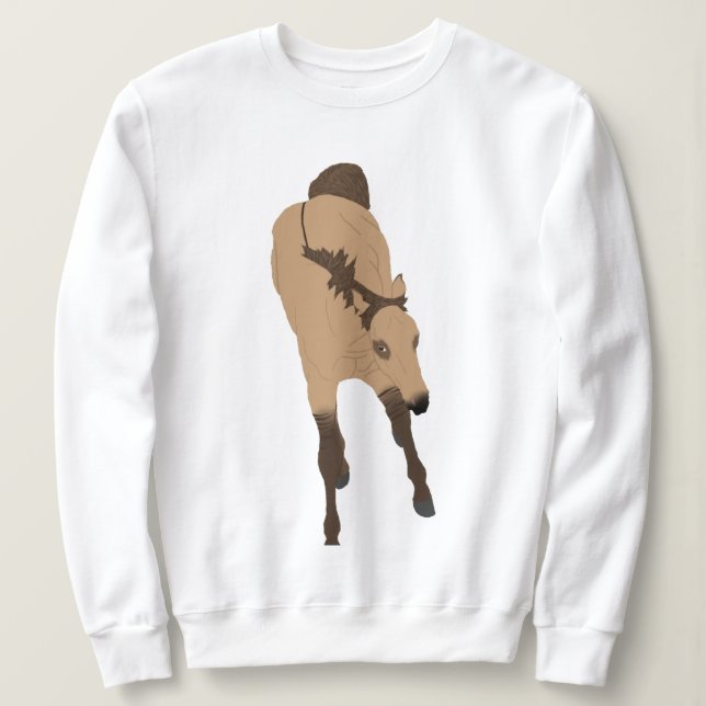 Camiseta Cavalo Dun Brincalhão (Frente do Design)