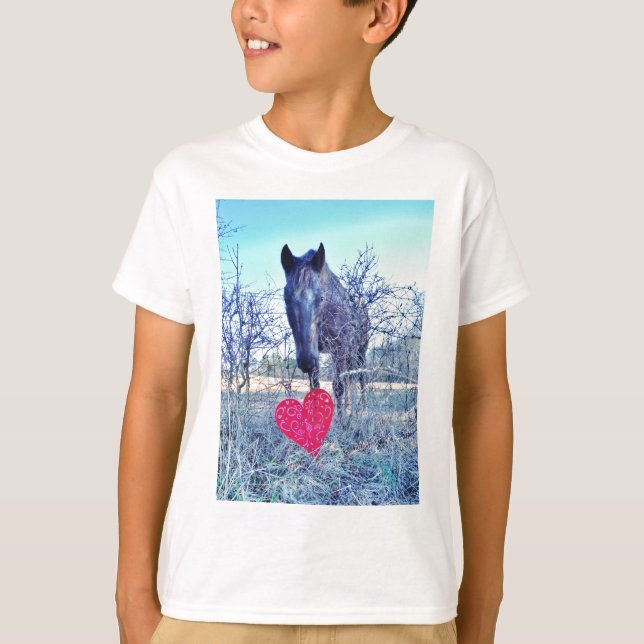 Camiseta Cavalo e Coração (Frente)