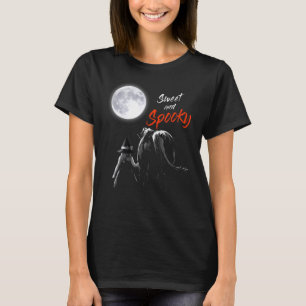Camiseta Cavalo E Garota Doce E Assustador Mulheres Meninas