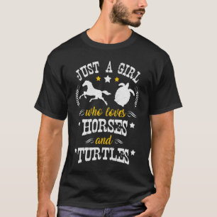Camiseta Cavalo e Tartaruga Amante Apenas Uma Garo